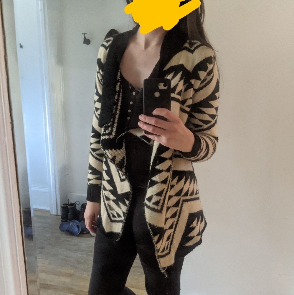YDE Open-front cardigan